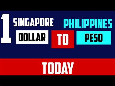 1200 Singapore dollars to Philippine pesos Exchange Rate..